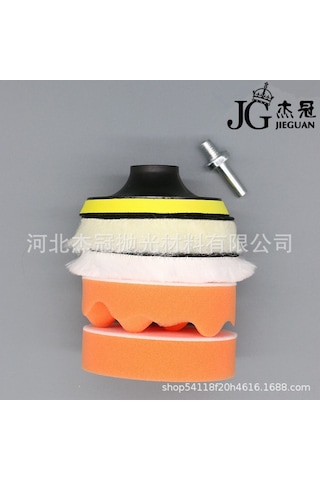 Shineyee Dayanıklı Ve Pratik 3/7 İnç 6 Parça Sünger Ve Yün Polisaj Disk Seti - Kolay Kullanım