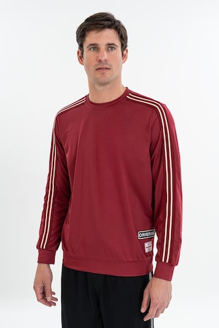 Maraton Comfort Erkek Bisiklet Yaka Bordo- Sweatshirt Bordo-