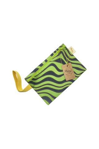 GURUYEMİŞ BOX "beehive" Leo Leafy Consept Clutch El Çantası Yeşil