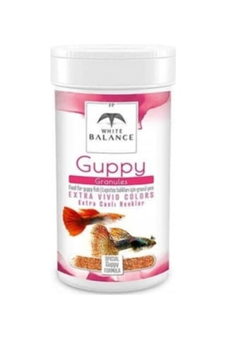 White Balance Guppy Granules 100 ml (50gr) Lepistes Yemi