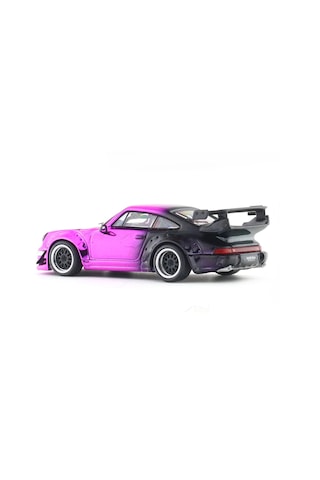 Aurora Model Porsche Rwb 964 Chrome Metallıc Purple Pembe Krom 1/64 Pleksi Limitli