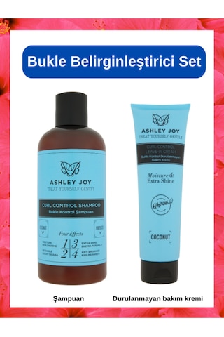 Bukle Kontrol Şampuan Ve Durulanmayan Bakım Kremi