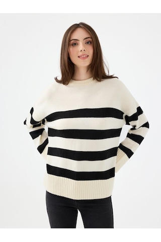 LOFT Oversize Kadın Kazak Lf2041701 Q1.v1 Ekru