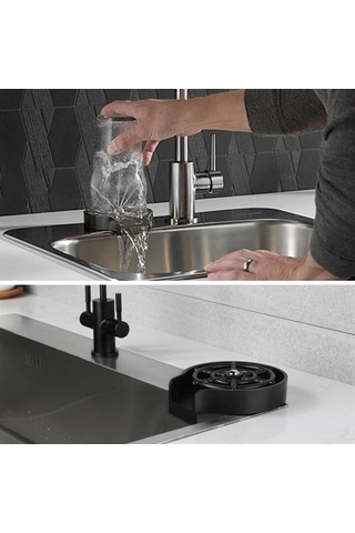 Yüksek Basınçlı Otomatik Bardak Yıkama Aparatı Mutfak Lavaboları Çok Renkli