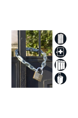 Master Lock 2930eurd Ekstra Kalın Prinç Anahtar Asma Kilit, Altın