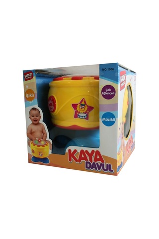 Kaya Davul Sesli- Işıklı- Müzikli Davul