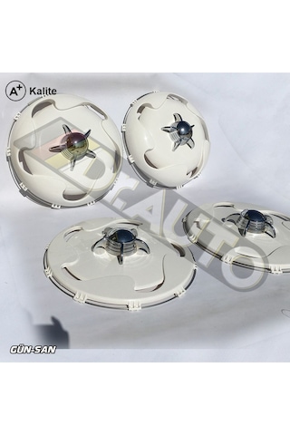 19.5 İnç Bombeli Ahtapot Fırfır Jant Kapağı 4'lü Takım