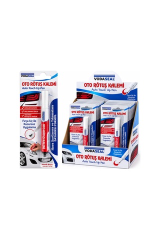 Diyarı Metalik Beyaz Oto Rötuş Kalemi Fırça Uçlu 5 Ml 12'li Paket Kp-13-4561