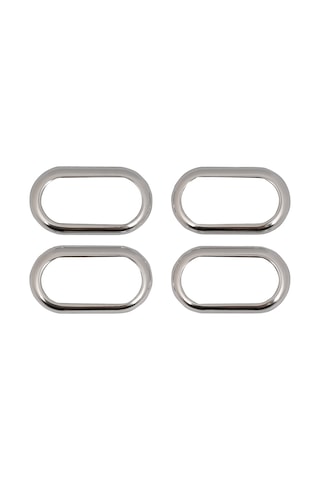 Renault Megane 2 Uyumlu 2003-2008 Krom İç Kapı Kolu Çerçevesi 4 Parça Paslanmaz Çelik