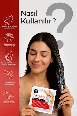 Hc Care Super Duo Saç Bakım Maskesi 40 ML