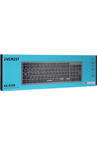 Everest KB-BT88 Kablosuz Q Klavye
