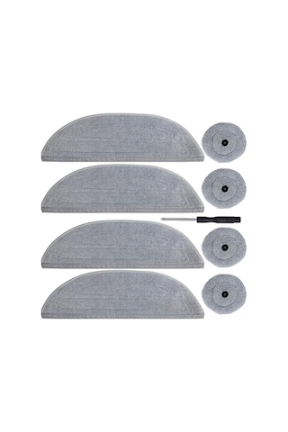 Besthome1 Roborock S8 Max Ultra Temizleme Fırçası, Yan Fırça, Mikrofiber Bezlilik