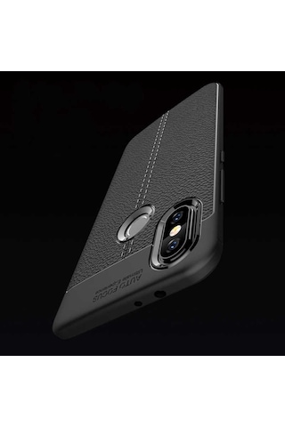 Xiaomi Mi 8 Se Kılıf Deri Tarzı Niss Silikon Case