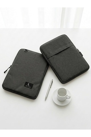 Lexroo Premium Tablet Çantası Ve Organizer - İçi Cepli, Darbe Emici Koruyucu Kılıf Siyah