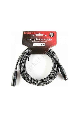 Kirlin Mvc270Pb Örgülü Mikrofon Kablosu 6Mt