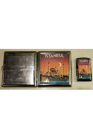 Sigara Tabakası Ve Çakmak Seti-Istanbul