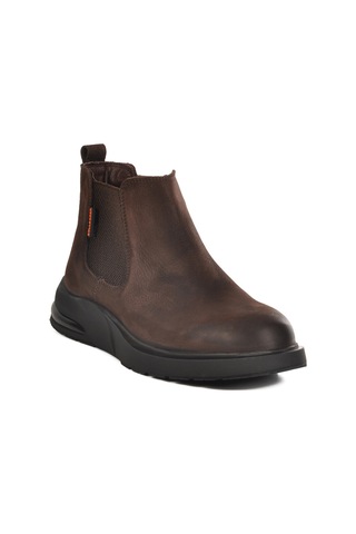 Kahve Nubuk Hakiki Deri Erkek Chelsea Bot 260042 M Kahve Nubuk