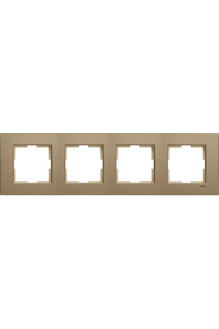 Viko Artline Novella Bronz Dörtlü Çerçeve - 92190624