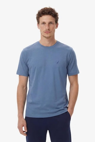 Nautica Erkek Mavi Regular Fit T-shirt-14605