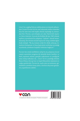 Cesare Pavese -  Güzel Yaz -  Can Yayınları