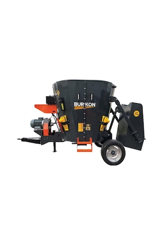 Burkon 3m³ 380v Ve Traktör Şaftlı Çekilir Yem Karma Makinesi