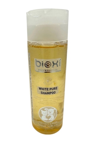 Bioxi White Pure Shampoo Kedi & Köpek Beyaz Tüyler İçin Şampuan 200ml