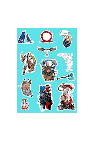 God Of War Sticker Seti