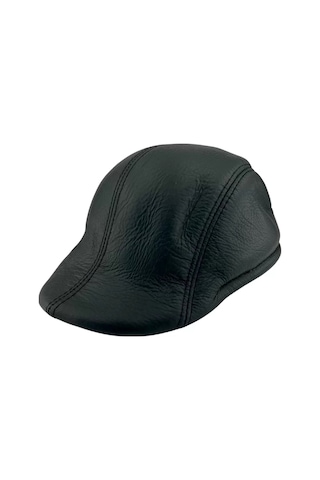 Twingold İsme Özel London Kasket - %100 Deri - Ab01014 - Yeşil Renkli