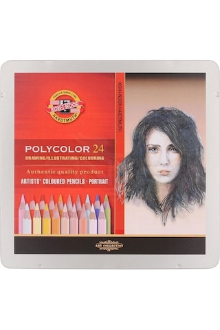 Koh-i-noor Polycolor Kuru Boya Kalemi 24lü Set Portrait Diğer