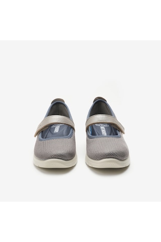6012 Grey Babet Kadın 27 B87 Sx Carema Fly Flot Cloth Slipper Cloth