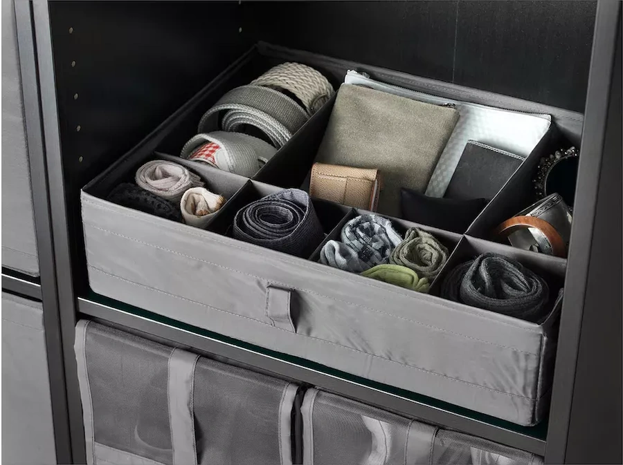 Ikea İkea Skubb Çamaşır Saklama Düzenleyicisi Çamaşır Saklamak İçin Skubb Düzenleyici 173811005 Gri