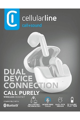 Cellularline Pure 4 Mikrofonlu Enc Tws Kulak İçi Kulaklık