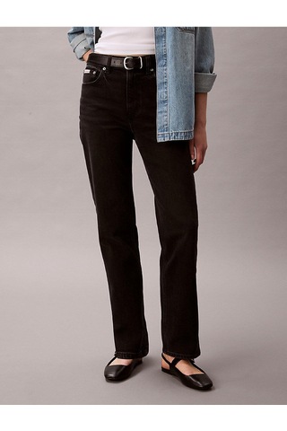 Calvin Klein Kadın Yüksek Bel Midnight Siyah Jean-13498 Siyah