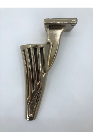 Plastik,21cm Metal Görünümlü Gold Kaplamalı Mobilya Ayağı 4 Adt