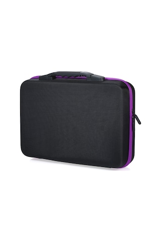 Gajeena Eşya Koruyucu Mor Eva Zıplayıcı Kutu - 10ml Yağ Fişekleri İçin 60 Bölmeli, Çantalı Ve Fantezi Cepli Taşıma Kutusu Diğer