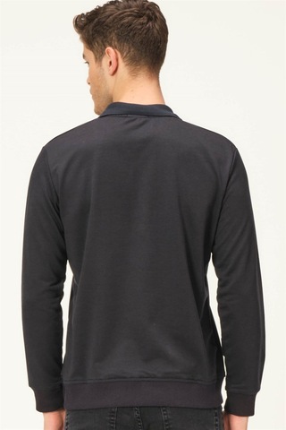V4007 Dewberry Erkek Sweatshırt-lacivert Lacivert