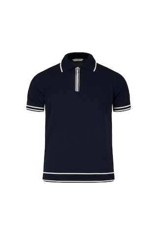 Hatemoğlu Lacivert Regular Fit Polo Yaka Rayon Tişört