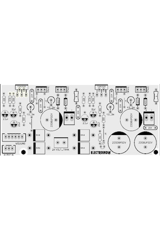 100 Watt 2 Kanal Stereo Amfi Ses Devre Kartı