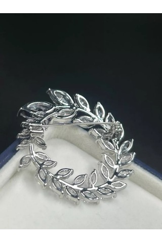 Scarlet Msk Broş Çiçek 211967899 Gri