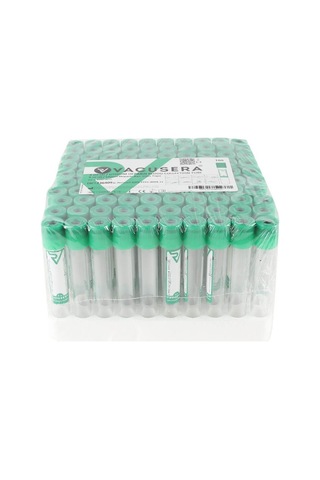 Vacusera Yeşil Kapaklı Vakumlu Kan Alma Tüpü