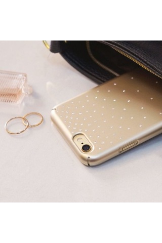 Ringke Noble Slim Apple Uyumlu iPhone 6s/ 6 İle Taşlı Kılıf 4 Tarafı Saran Tam Koruma Royal Gold