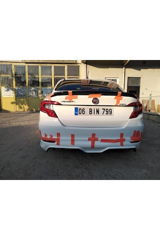 Fiat Egea Bagaj Üstü Spoyler Spoiler Fiber Boyasız