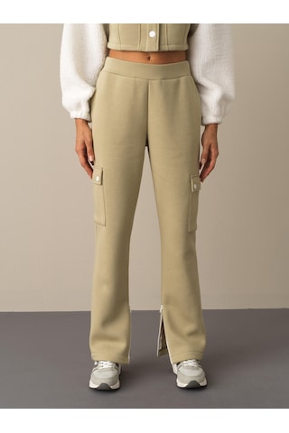 Xint Yeşil Oversize Pamuklu Sweat Pantolon 470376