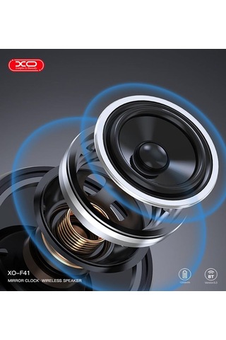 Çok Fonksiyonlu Akıllı Ayna Saat F41,bluetooth 5.3 Hoparlör,fm Radyo,alarm