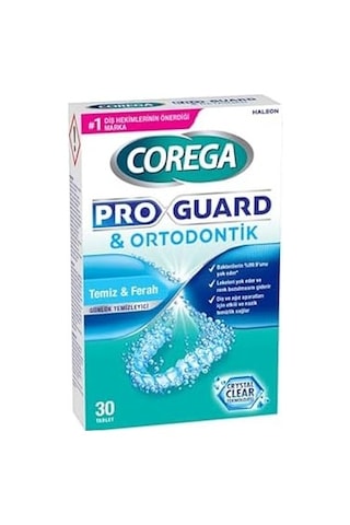 Proguard & Retainer 30&apos Lu Protez Temizleme Tableti