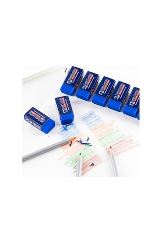 Sınav Silgisi Mavi Silgi Orta Boy 10 Adet Faber Silgi Sınav Yumuşak Silgi Kaliteli Orjinal Okul Öğrenci