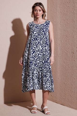 Fashion Friends Bayan Elbise 25y0458k1 Mavi Mavi