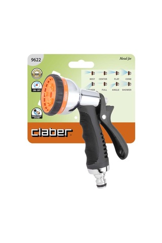 Sulama Tabancası 8 Fonksiyonlu Multıfunctıon Pistol Claber 9622