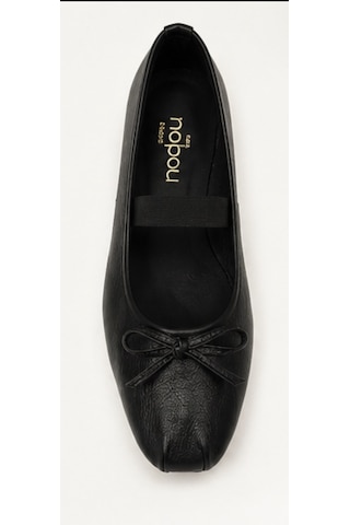 N Napa Shoe Np.19210.siyah.deri Babet