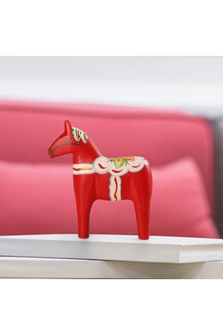 Pazly Süsü Suntek Küçük-kırmızı İskandinav Dekoratif Dala At Gi